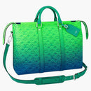 Louis Vuitton Keepall Tote Taurillon Illusion Blue/green