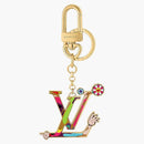 Louis Vuitton X Takashi Murakami Iconic Superflat Key Holder Multicolor