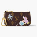 Louis Vuitton Key Pouch Monogram/azur Frost
