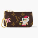 Louis Vuitton Key Pouch Monogram/candy Red