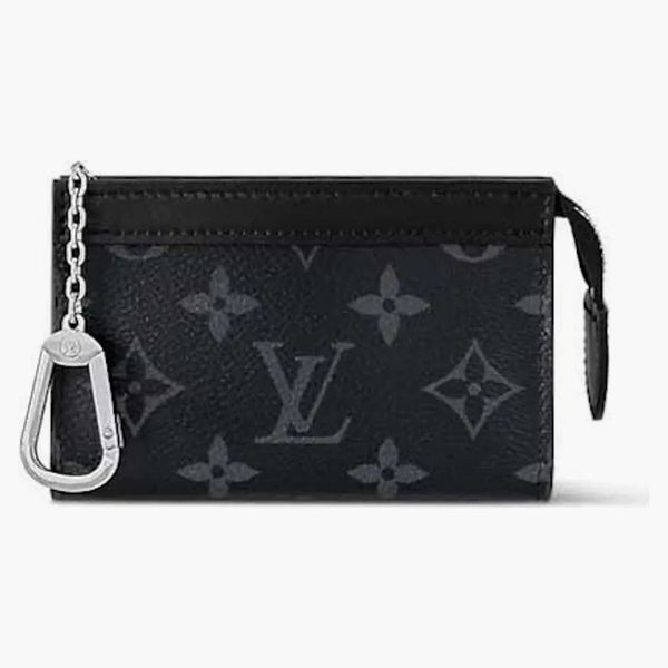 Louis Vuitton Key Pouch Voyage Monogram Eclipse