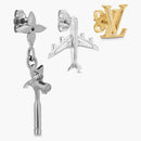 Louis Vuitton Lv Comics Earrings Silver