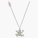 Louis Vuitton Lv Crazy Animals Necklace Silver/green