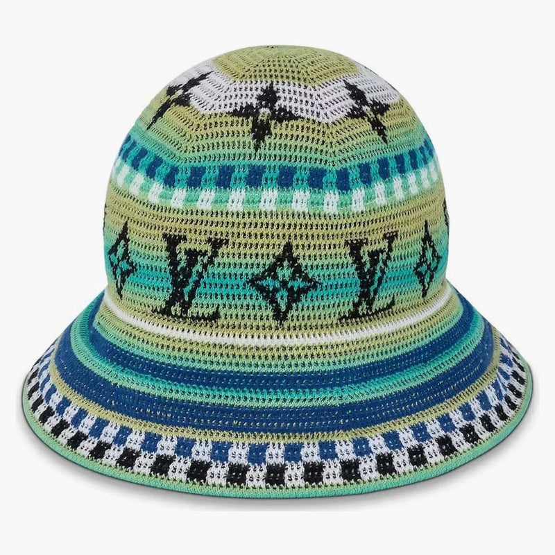 Louis Vuitton LV Crochet Stripes Straw has Blue Buy at Hypeneedz