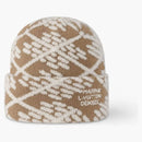 Louis Vuitton Lv Crush Damier Argyle Beanie Beige