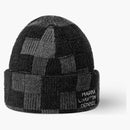 Louis Vuitton Lv Crush Damoflage Beanie Black Damoflage