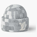 Louis Vuitton Lv Crush Damoflage Pearls Beanie Light Gray