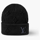 Louis Vuitton Lv Crush Monogram Beanie Black