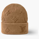 Louis Vuitton Lv Crush Monogram Beanie Camel