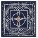 Louis Vuitton Lv Dynasty Silk Bandana Navy