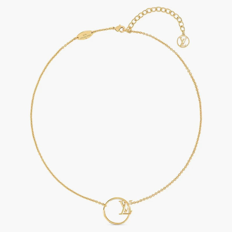 Louis Vuitton Lv Eclipse Necklace Gold