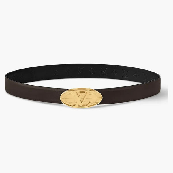 Louis Vuitton Lv Fiction 30mm Reversible Belt Brown