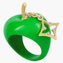 Louis Vuitton Lv Fruits Apple Ring Medium Green