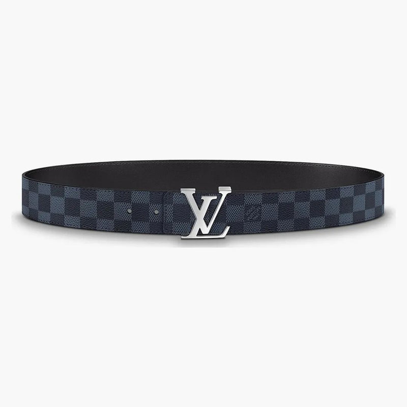 Louis Vuitton Lv Initiales Reversible Belt Damier Cobalt 40mm Blue/black