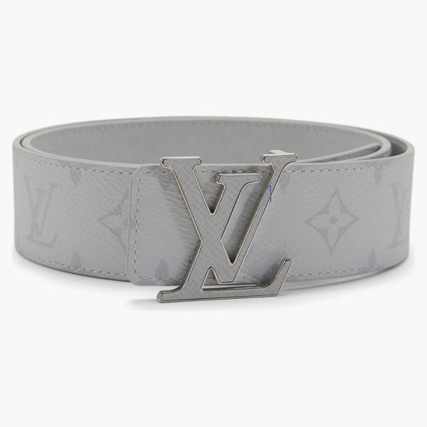 Louis Vuitton Lv Initiales Reversible Belt Monogram Eclipse Taiga 40mm White