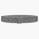 Louis Vuitton Lv Initials 40mm Reversible Belt Gunmetal Grey