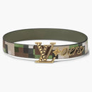 Louis Vuitton Lv Lovers 40mm Belt Damoflage Green Damoflage Damier