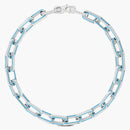 Louis Vuitton Lv Monogram Links Chain Necklace Silver