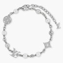 Louis Vuitton Lv Pearls Bracelet Silver