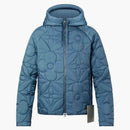 Louis Vuitton Lvse Flower Quilted Hoodie Jacket Blue
