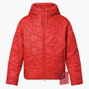 Louis Vuitton Lvse Flower Quilted Hoodie Jacket Rio Red