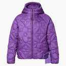 Louis Vuitton Lvse Flower Quilted Hoodie Jacket Violet
