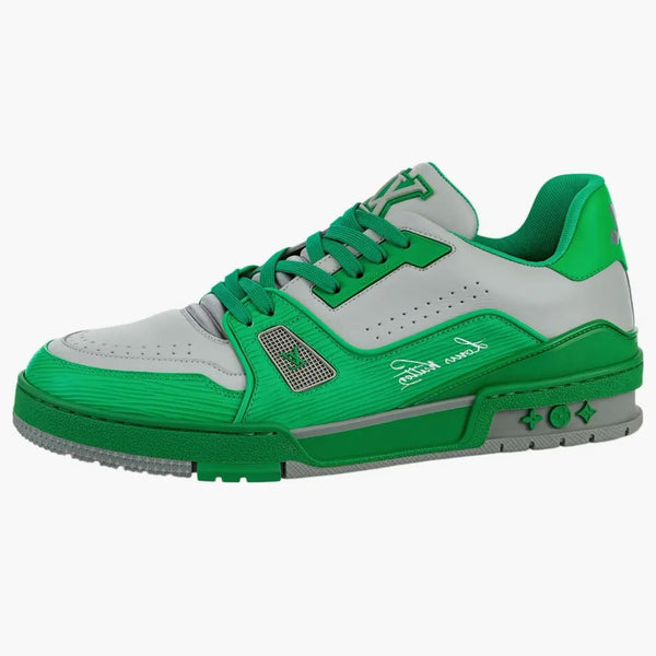 Louis Vuitton Lv Trainer #54 Green Grey