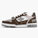 Louis Vuitton Lv Trainer Brown Beige White