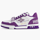 Louis Vuitton Lv Trainer Monogram Strap White Purple