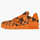 Louis Vuitton Lv Trainer Sneaker Damier Pop Orange