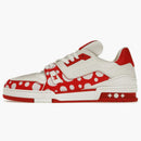 Louis Vuitton Lv Trainer Yayoi Kusama Red White