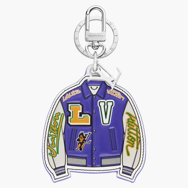 Louis Vuitton Lv Varsity Jacket Illustre Bag Charm Keyholder Multicolor