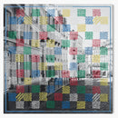 Louis Vuitton Lv Vers Damier Silk Bandana Denim Blue