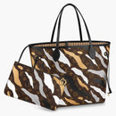 Louis Vuitton Lvxlol Neverfull Monogram Mm Gold/silver