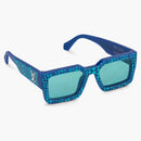 Louis Vuitton Lv X Yk Clash Pumpkin Sunglasses Blue (z1905e)