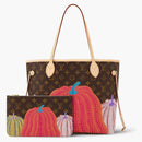 Louis Vuitton Lv X Yk Neverfull Mm Pumpkin Print