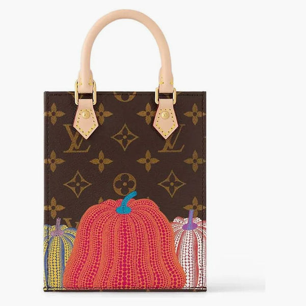 Louis Vuitton Lv X Yk Petit Sac Plat Pumpkin Print