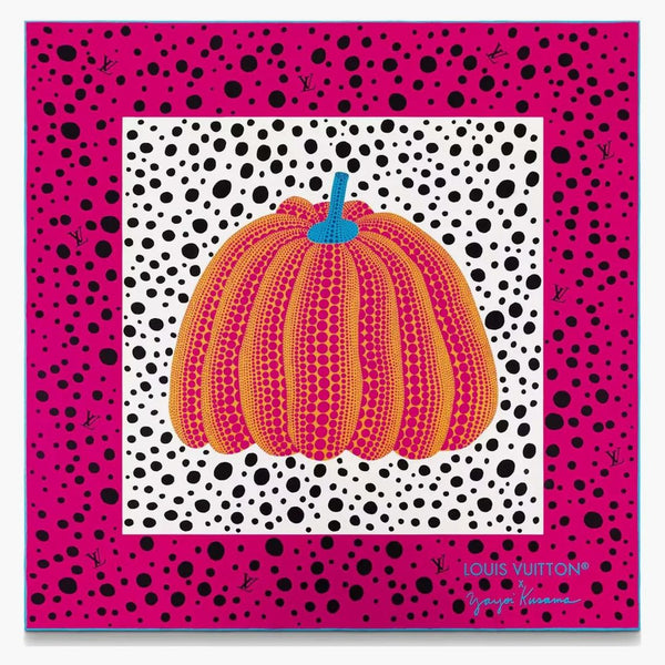 Louis Vuitton Lv X Yk Pumpkin Square 90 Fuchsia