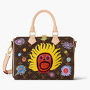 Louis Vuitton Lv X Yk Speedy Bandouliere 25 Face Print And Embroidery