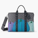 Louis Vuitton Lv X Yk Weekend Tote Pumpkin Print