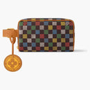 Louis Vuitton Locker Dopp Kit Lv Vers Damier Ebene Multicolor
