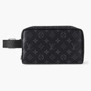 Louis Vuitton Locker Dopp Kit Monogram Eclipse Canvas