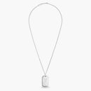 Louis Vuitton Locket Necklace Engraved Monogram Palladium