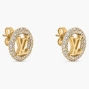 Louis Vuitton Louise By Night Earrings Gold