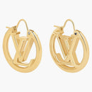 Louis Vuitton Louise Earrings Gold