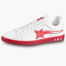 Louis Vuitton Luxembourg Samothrace Sneaker White Red