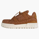 Louis Vuitton Lv Trainer Maxi Brown Ostrich