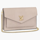 Louis Vuitton Mylockme Chain Pochette Greige Beige