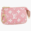 Louis Vuitton Micro Pochette Accessoires Denim Jacquard Pink