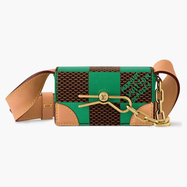 Louis Vuitton Micro Steamer Damier Pop Green